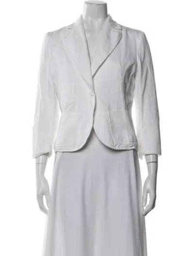Pre-owned Tara Jarmon Blazer In White