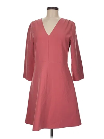 Pre-owned Tara Jarmon Casual Dress In Burgundy