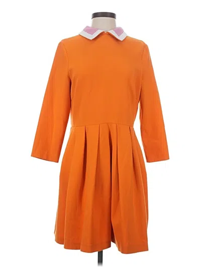 Pre-owned Tara Jarmon Casual Dress In Orange