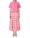 Tara Jarmon Charles Top In Rose In Multi