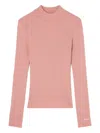 Tara Jarmon Crew-neck Sweater In Pink