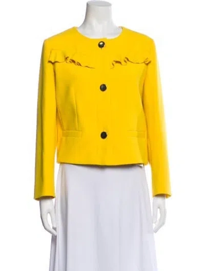 Pre-owned Tara Jarmon Evening Jacket In Yellow