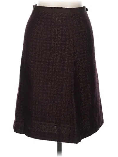 Pre-owned Tara Jarmon Formal Skirt In Brown