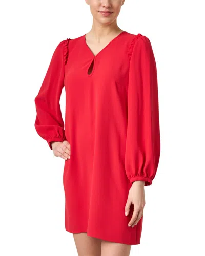 Tara Jarmon Key Hole Shift Dress Shift Dress In Red