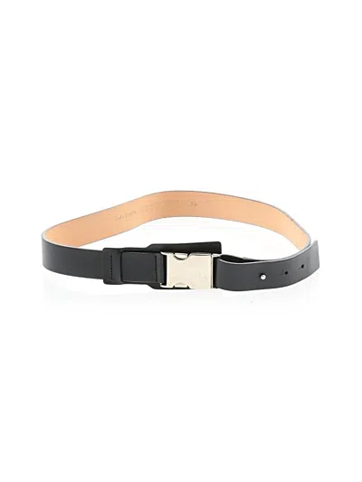 Pre-owned Tara Jarmon Leather Belt In Black