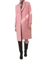 Tara Jarmon Marcus Pea Coat In Rose In Multi