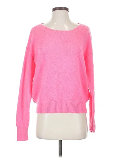 Pre-owned Tara Jarmon Pullover Sweater In Pink