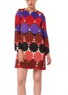 Tara Jarmon Rada Mini Dress In Champagne In Multi