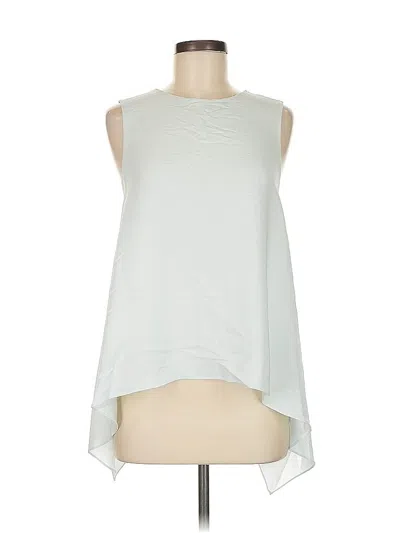 Pre-owned Tara Jarmon Sleeveless Blouse In Silver