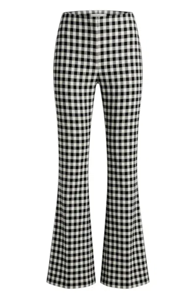 Tara Jarmon Women's Flared Pants In Black & White In Multi