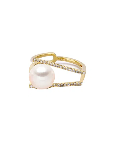 Tara Pearls 14k 0.11 Ct. Tw. Diamond Ring In Gold