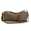 Tara Studio Women's Grey / Brown Taupe Frida Leather Bag In Multi