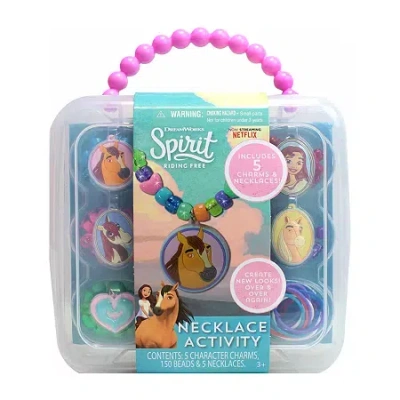 Tara Toy Dreamworks Spirit Riding Free Necklace Activity Set In Transparent
