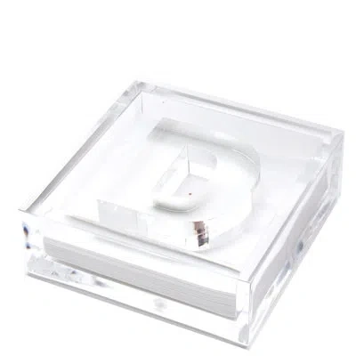 Tara Wilson Designs Acrylic Napkin Holder In Clear