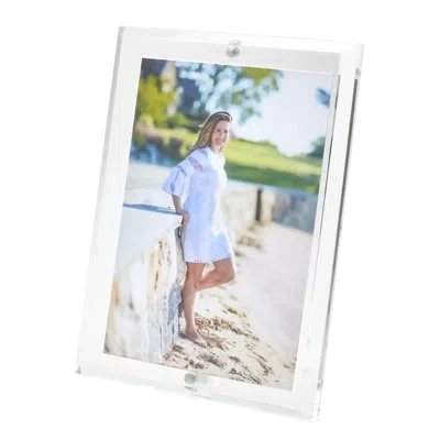 Tara Wilson Designs Beveled Acrylic Frame In Clear