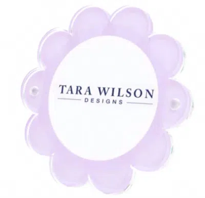 Tara Wilson Designs Daisy Acrylic Picture Frame In Lavendar In Purple