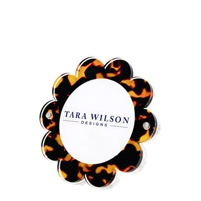 Tara Wilson Designs Daisy Single Picture Frame In Black,brown