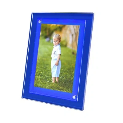 Tara Wilson Designs Frame Colored Acrylic In Blue