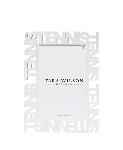 Tara Wilson Designs Tennis Photo Frame In Clear