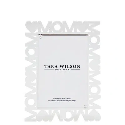Tara Wilson Designs Word Frame In White