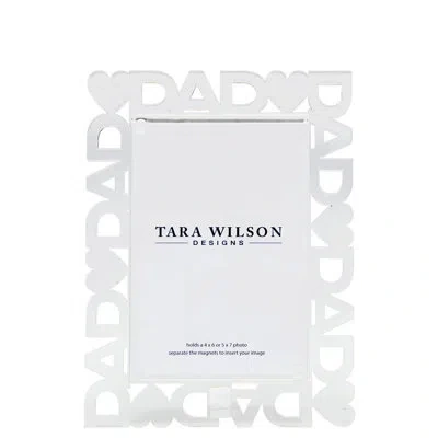 Tara Wilson Designs Word Frame In White
