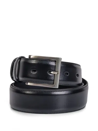 Tardini Leather Belt In Orange