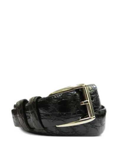 Tardini Patent-leather Belt In Black