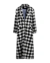 Tarea Studio Woman Coat White Size 4 Acrylic, Polyamide, Virgin Wool, Wool, Textile Fibers In White