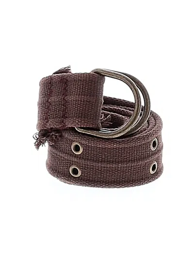 Pre-owned Target Belt In Burgundy