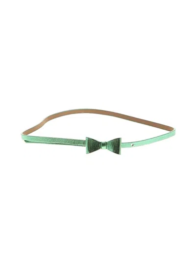 Pre-owned Target Belt In Green
