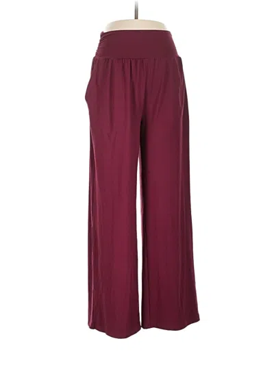 Pre-owned Target Casual Pants In Burgundy