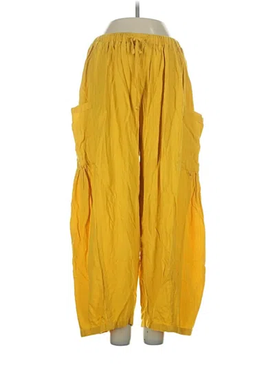 Pre-owned Target Casual Pants In Yellow
