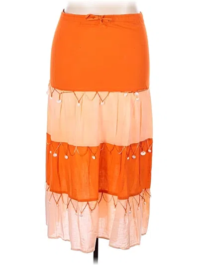 Pre-owned Target Casual Skirt In Orange