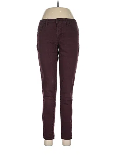 Pre-owned Target Jeggings In Burgundy
