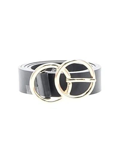 Pre-owned Target Leather Belt In Black