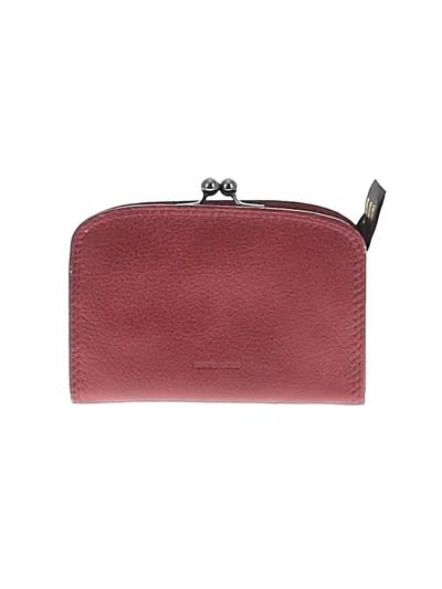 Pre-owned Target Leather Wallet In Burgundy
