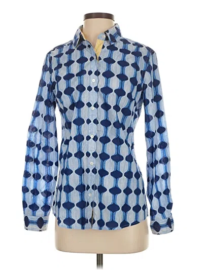 Pre-owned Target Long Sleeve Blouse In Blue