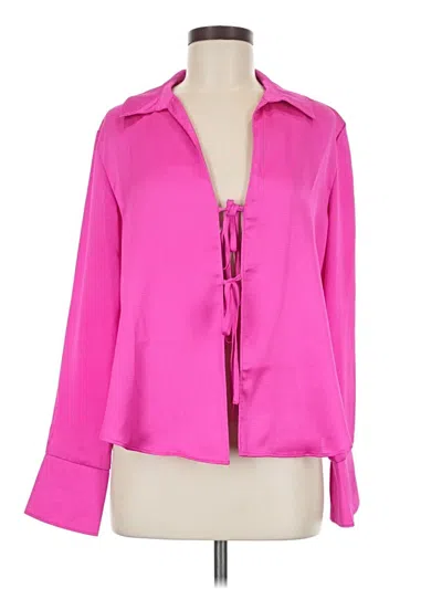 Pre-owned Target Long Sleeve Blouse In Pink