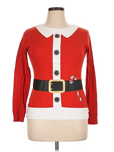 Pre-owned Target Long Sleeve T-shirt In Red