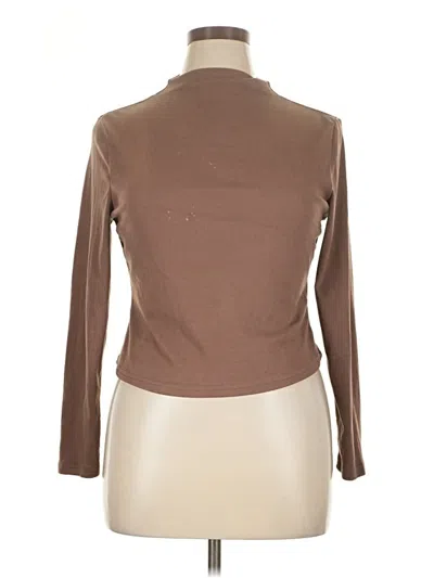 Pre-owned Target Long Sleeve Turtleneck In Brown