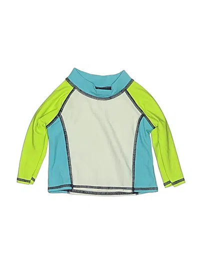 Pre-owned Target Babies' Rash Guard In Green