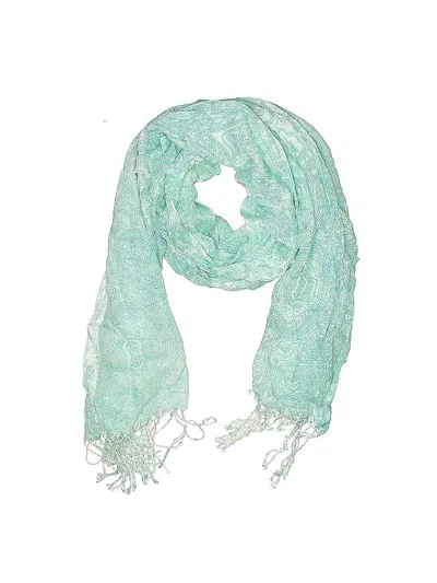 Pre-owned Target Scarf In Blue