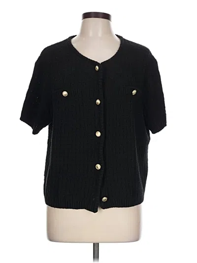 Pre-owned Target Short Sleeve Top Black Square Neckline Tops