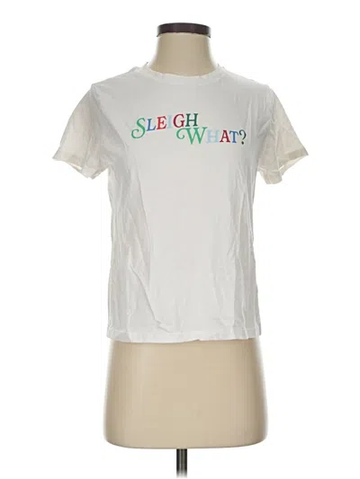 Pre-owned Target Short Sleeve T-shirt In White