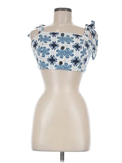 Pre-owned Target Sleeveless Blouse In Blue