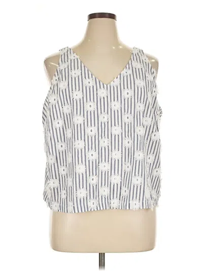 Pre-owned Target Sleeveless Blouse In Ivory