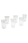 Tarhong 6-piece Tritan Glass Set In Clear