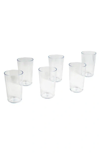 Tarhong 6-piece Tritan Glass Set In Clear
