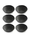 Tarhong 6.7" Orion Speckles 6-piece Bowl Set, 26 oz In Black