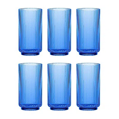 Tarhong 6-pc. Drinkware Set In Blue